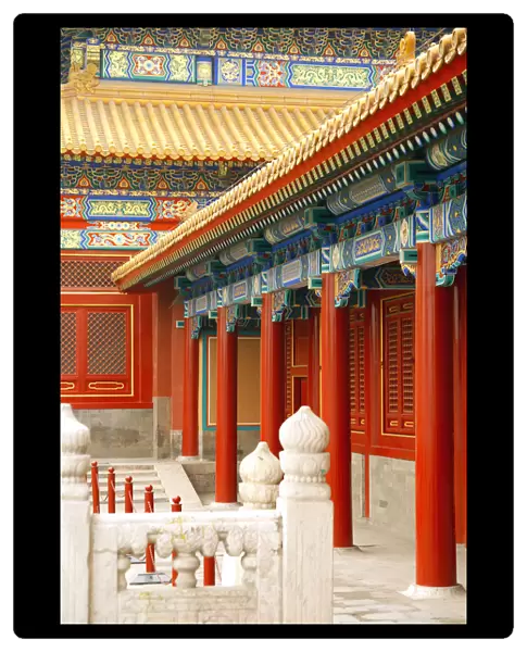 inside the forbidden city, Beijing China