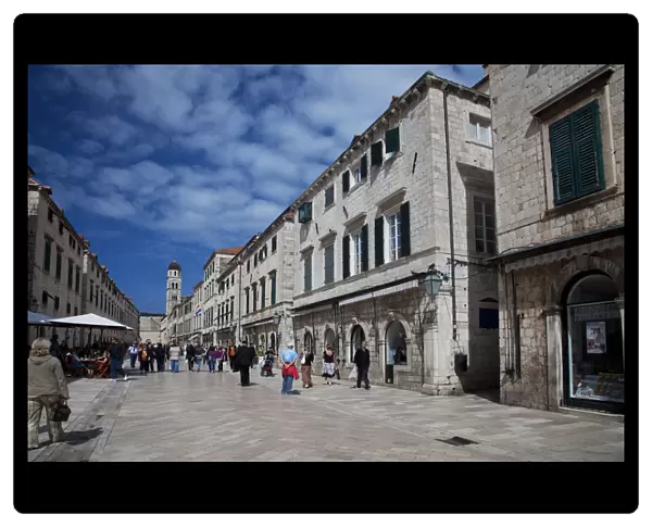 Placa Street in Dubrovnik Old Town