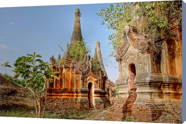 Ancient pagodas of Indein, Myanmar
