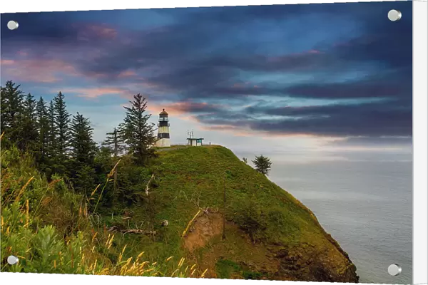 Cape Disappointment Lighthouse after Sunset