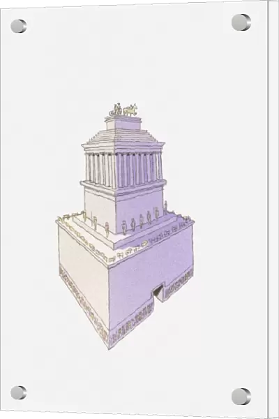 Illustration of mausoleum