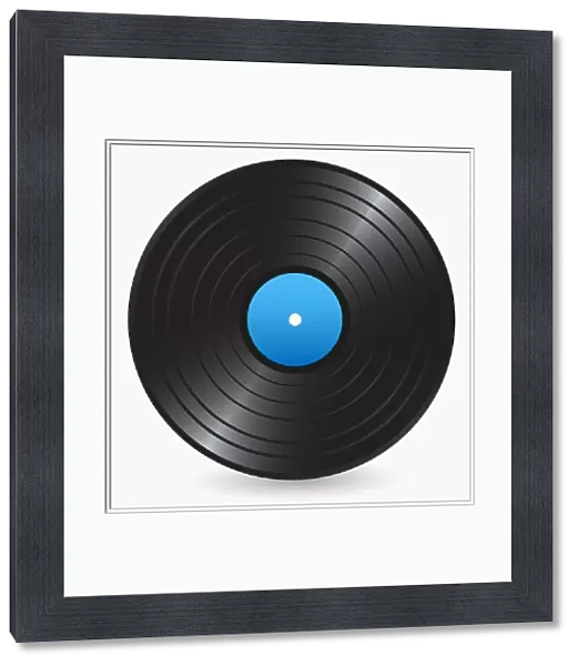 Digital illustration of vinyl record