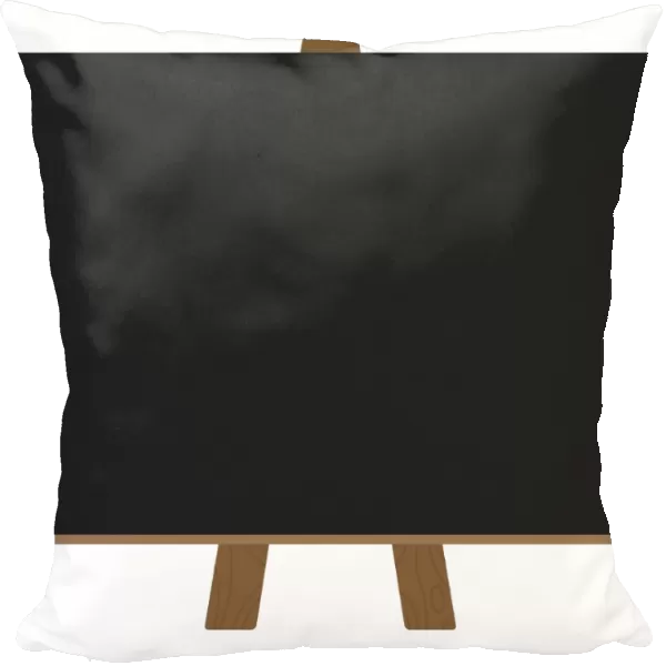 Digital illustration of blank blackboard