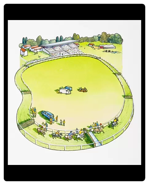 Horse racecourse