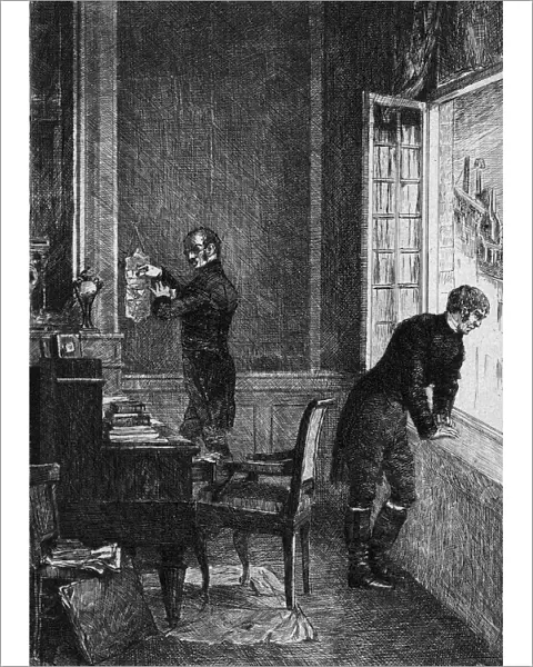 Scene From Poes The Purloined Letter