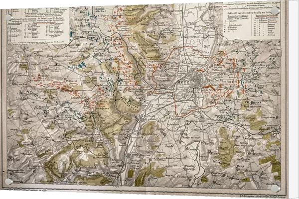 Map of Metz