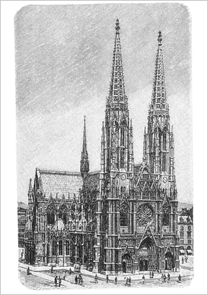 The Votive Church (Votivkirche) in Vienna