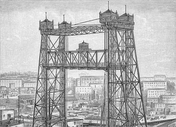 Lift bridge in Chicago