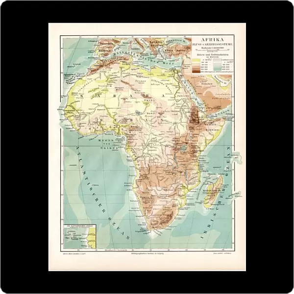 Africa political map 1895