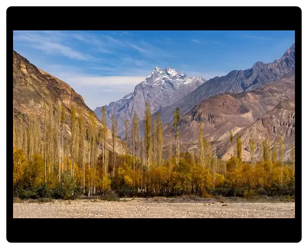 The landscape of Karakoram Highway from Yasin valley, Pakistan