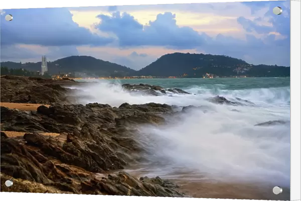 Big wave at Kalim beach, Phuket