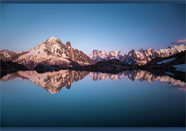The reflection of Lac Blanc
