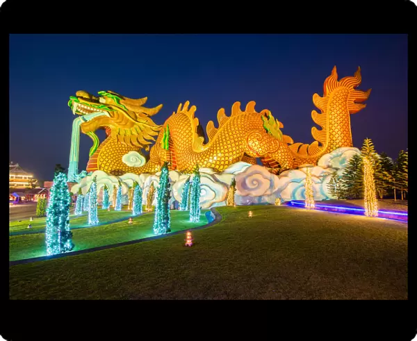 Dragon village in Suphanburi