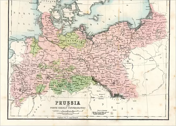 Antique Map - Prussia