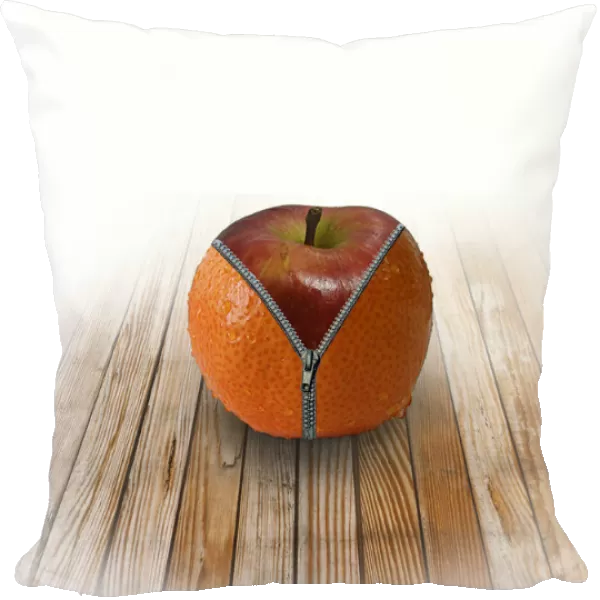 Metamorphose orange and apple
