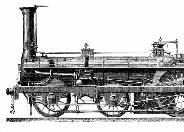 Crampton Steam Locomotive