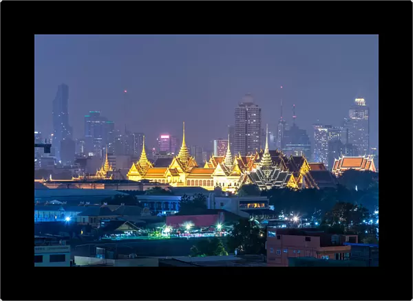 background, culture, downtown, emerald, famous, golden, grand, kaew, panorama, park