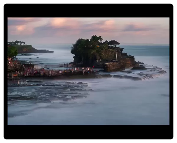 Pura Tanah Lot, The famous place Temple of Bali, Indonesia