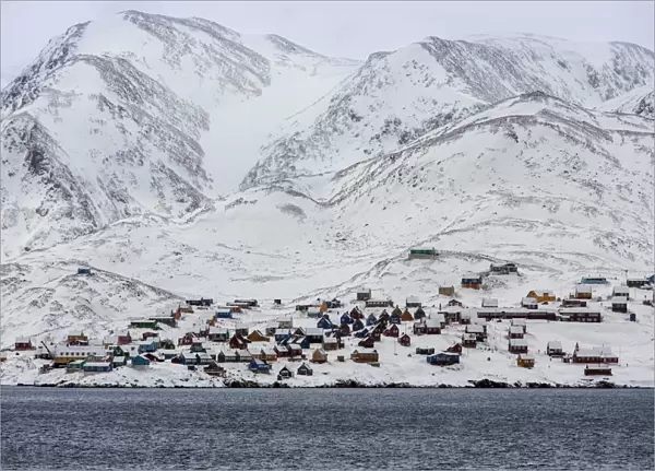 Inuit settlement of Ittoqqortoormiit - Greenland