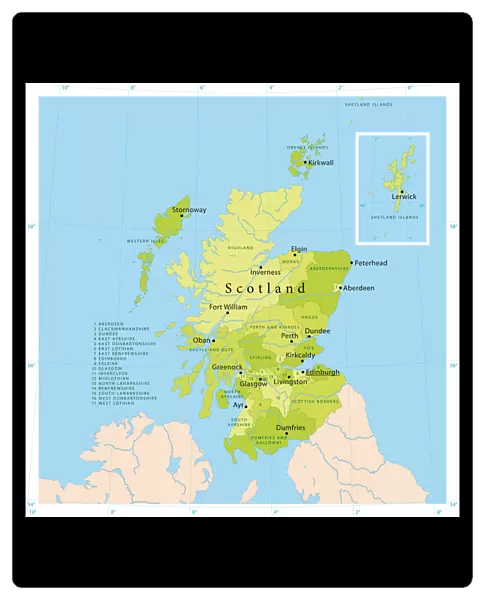 Scotland Vector Map
