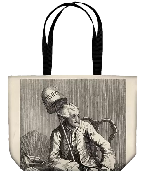 Satirical Portrait of John Wilkes by William Hogarth