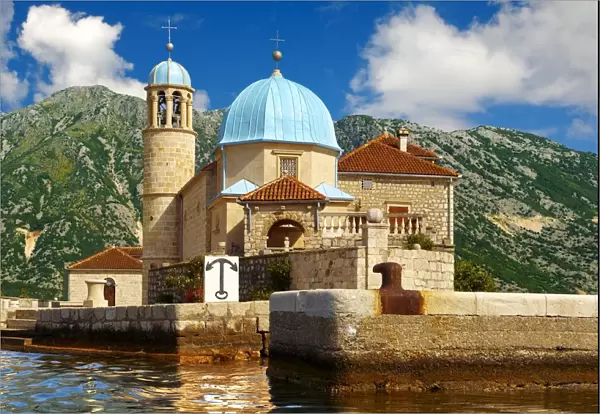 Church of Our Lady of the Rocks, Gospa od Skrpjela islet, Bay of Kotor, Perast, Montenegro