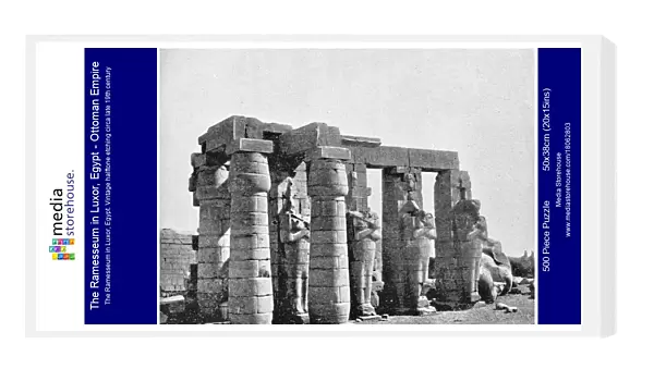 The Ramesseum in Luxor, Egypt - Ottoman Empire