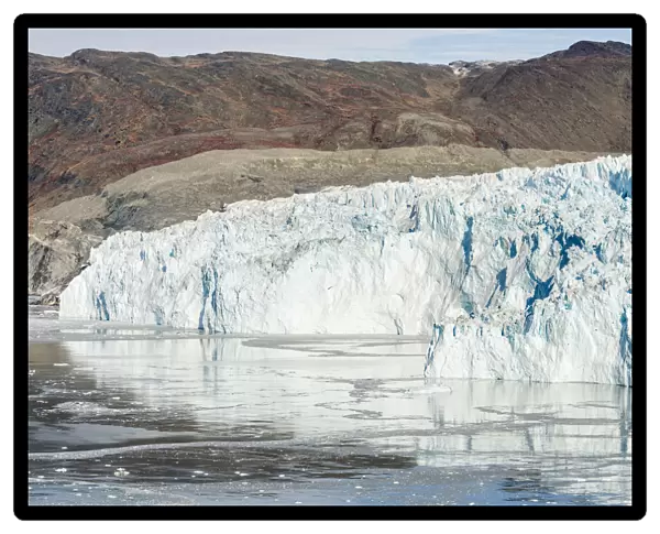 Landscape with Glacier Eqip (Eqip Sermia), Oqaatsut, Avannaata, Greenland, Denmark