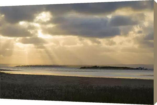 beach, cloud, color image, colour image, dusk, horizontal, inhambane, island, landscape