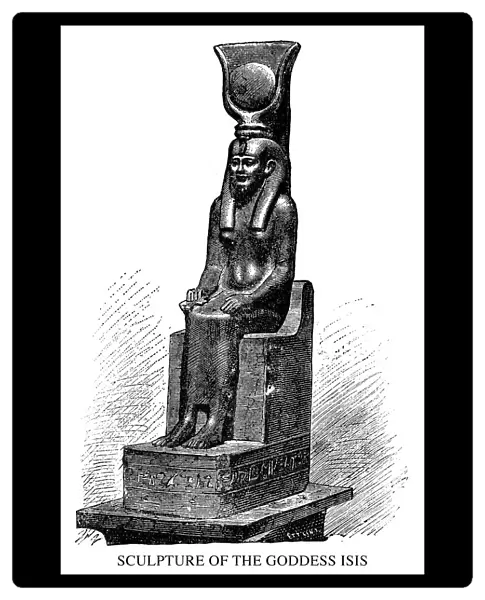 Sculpture of the goddess Isis