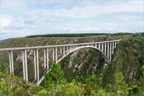 The Bloukrans Bridge along the Garden Route, South Africa