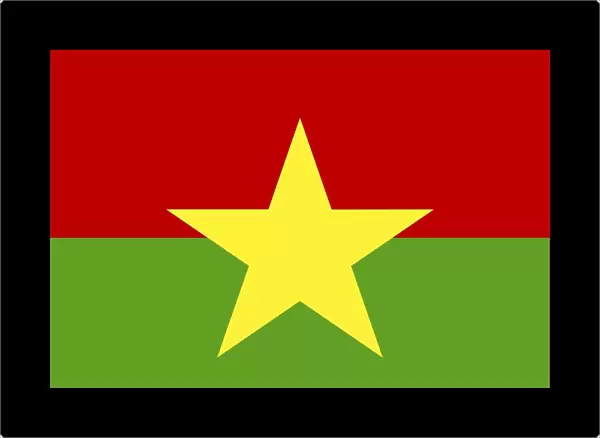Official national flag of Burkina Faso