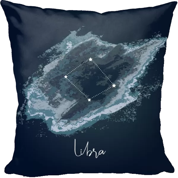 Modern Night Sky Constellation - Libra