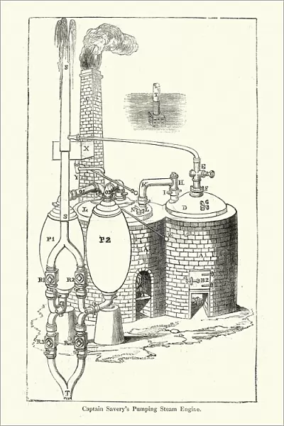 Thomas Saverys Pumping Steam Engine