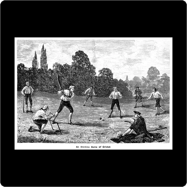 Eighteenth century cricket match