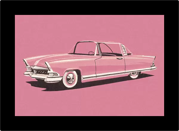 Vintage Pink Car