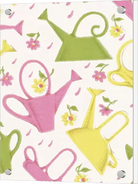 Watering can pattern