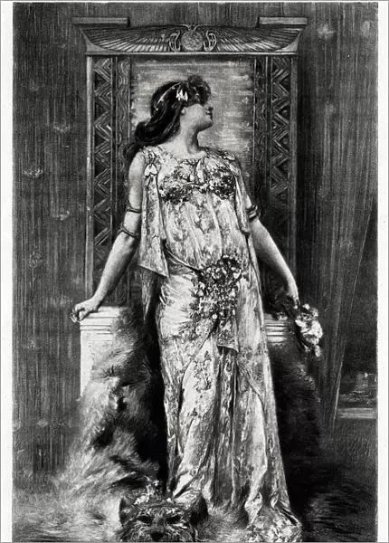 Sarah Bernhardt as Cleopatra by Georges Clairin