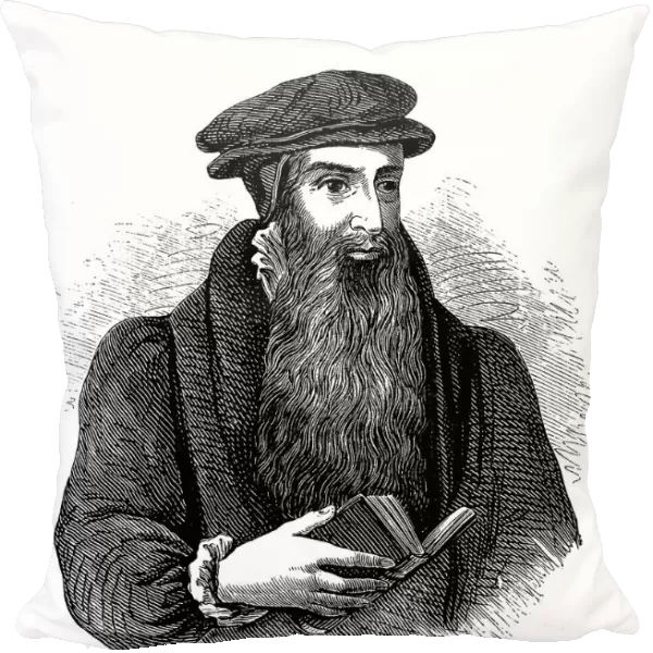 John Knox. Illustration of a John Knox