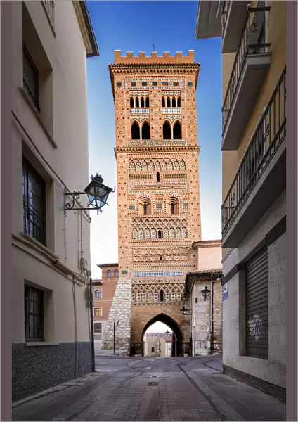 Mudejar tower of San MartAin, Teruel, Spain