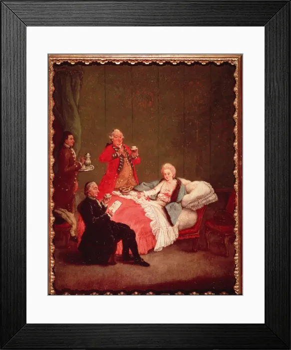 Framed Print : The Morning Chocolate Print LS005303 Framed Print : The Morning Chocolate Print LS005303