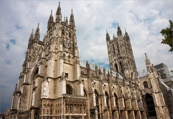 West facade of the cathedral of Canterbury