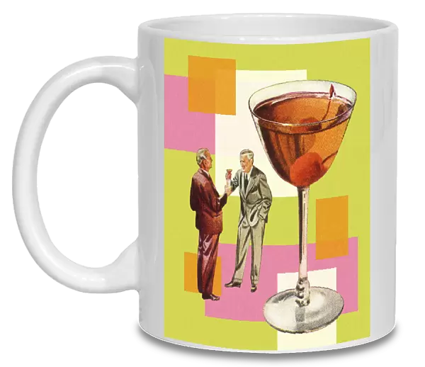 Two Businessmen and a Cocktail