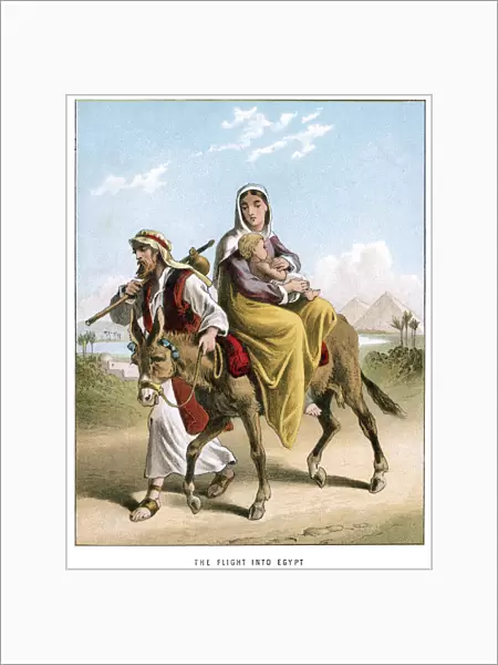 Joseph and Marys Flight into Egypt