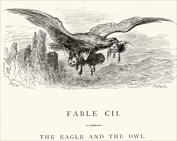 La Fontaines Fables - Eagle and the Owl