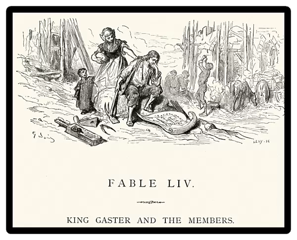 La Fontaines Fables - King Gaster and the Members