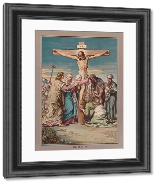 The Crucifixion of Jesus, chromolithograph, published ca. 1880