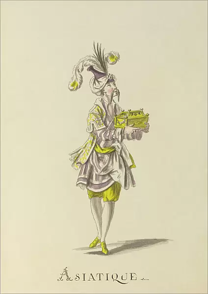 Asiatique (Asian) - example illustration of a ballet character