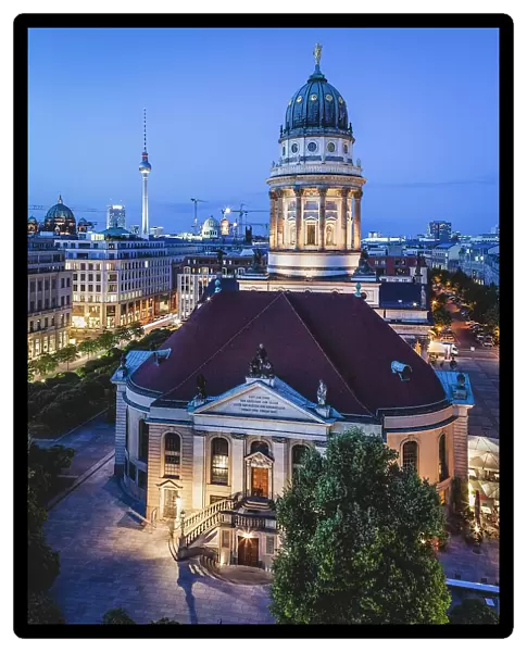 French cathedral at the Gendarmenmarkt, Berlin, Germany