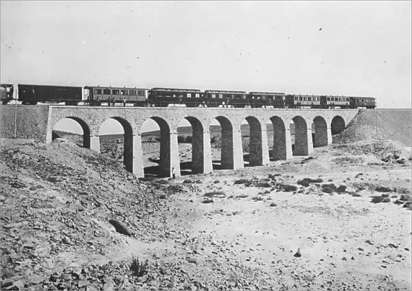 Mecca and Medina. Maan Bridge, on the Hejaz Railway. There is no river and the